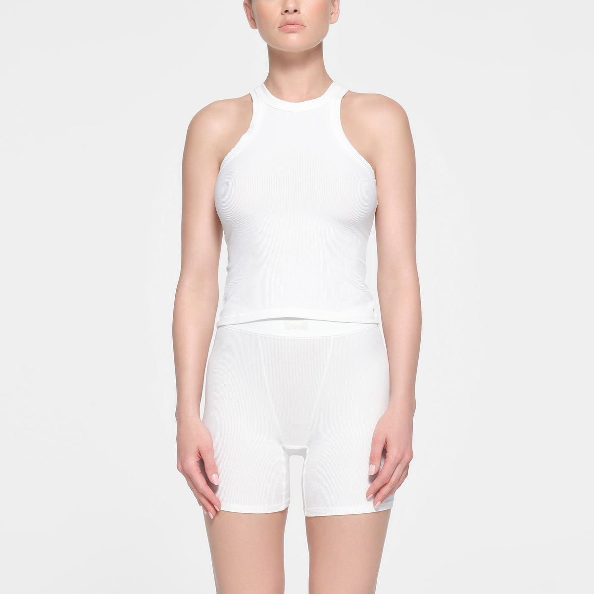 SOFT LOUNGE HIGH NECK TANK | MARBLE