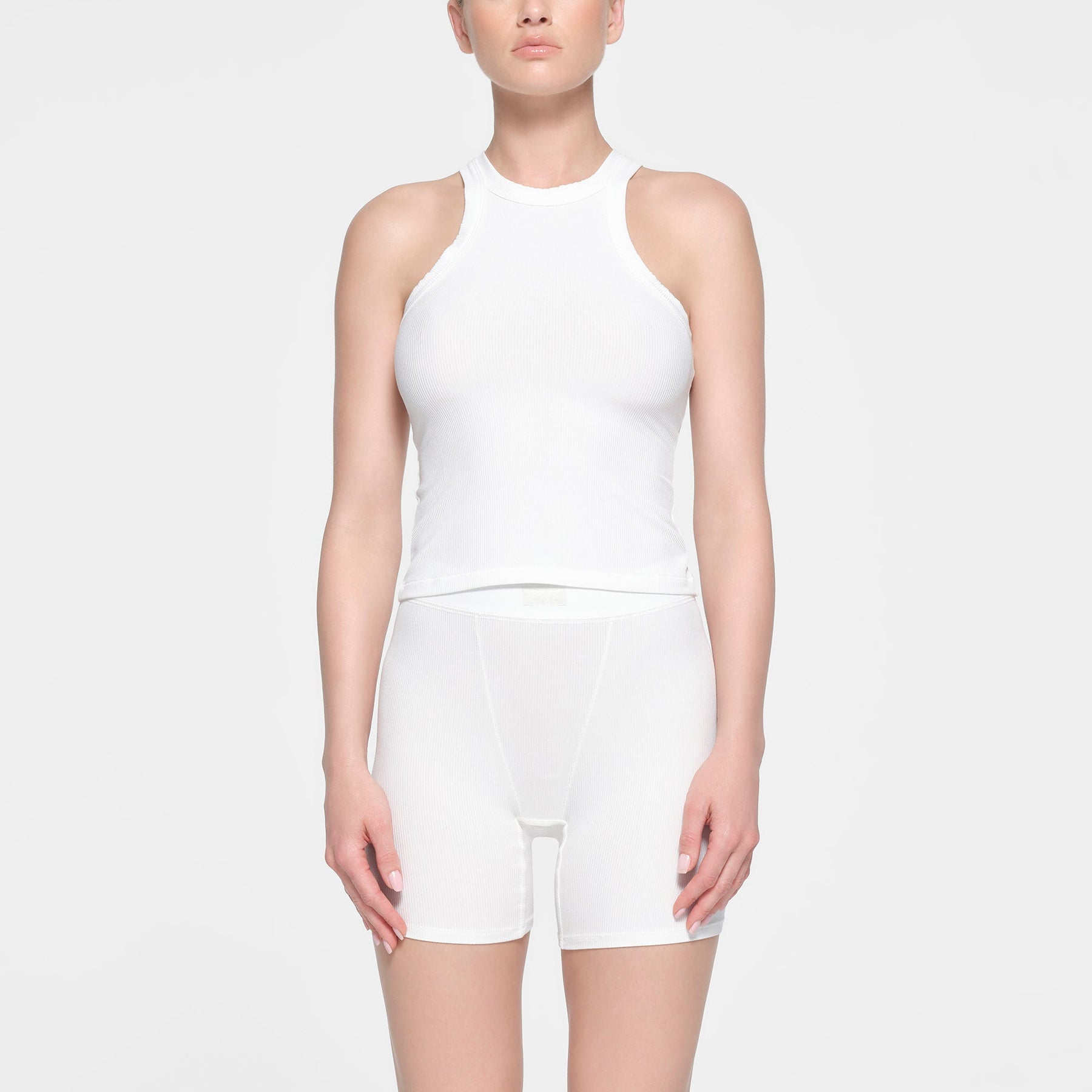 SOFT LOUNGE HIGH NECK TANK | MARBLE