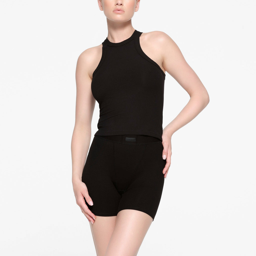 SOFT LOUNGE HIGH NECK TANK | ONYX