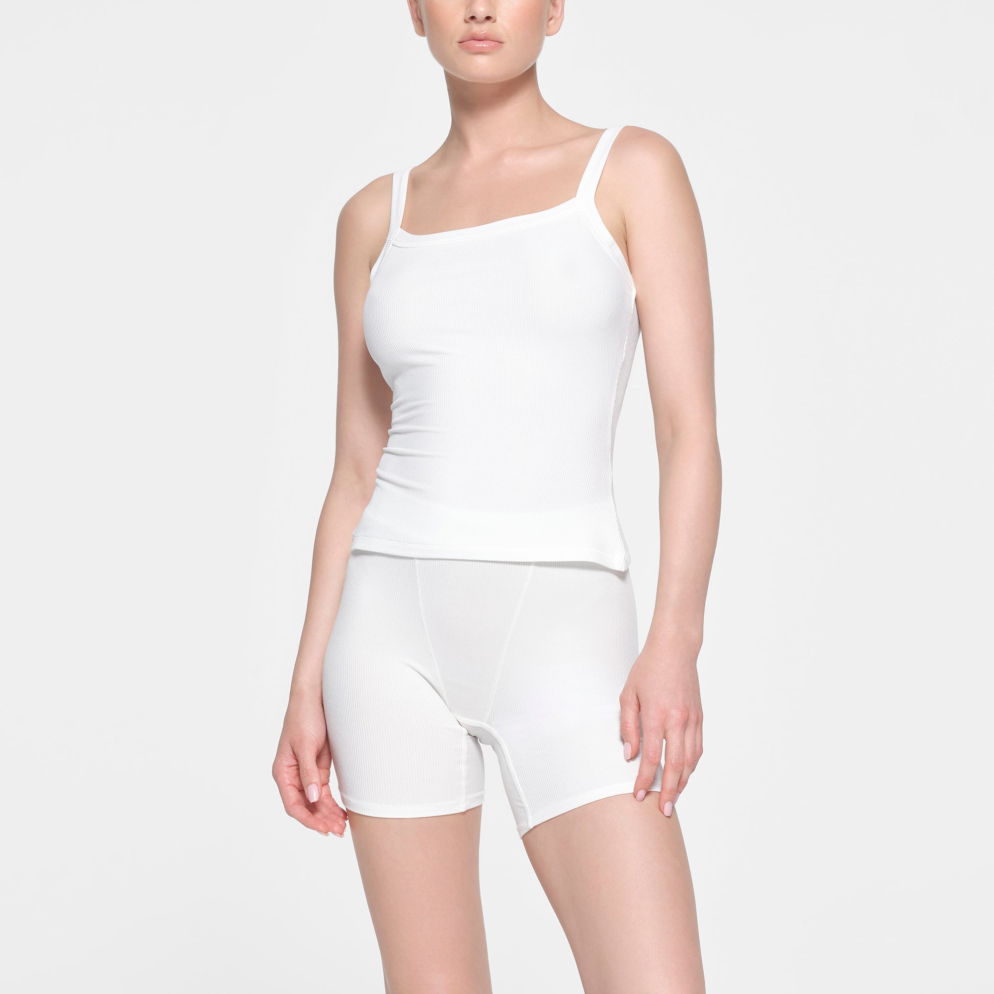 SOFT LOUNGE SCOOP NECK TANK | MARBLE