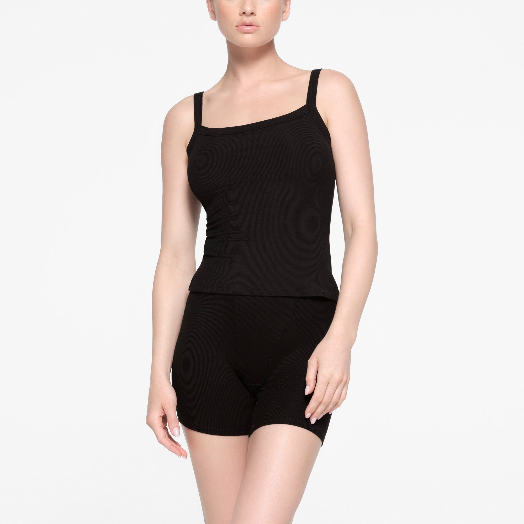 SOFT LOUNGE SCOOP NECK TANK | ONYX
