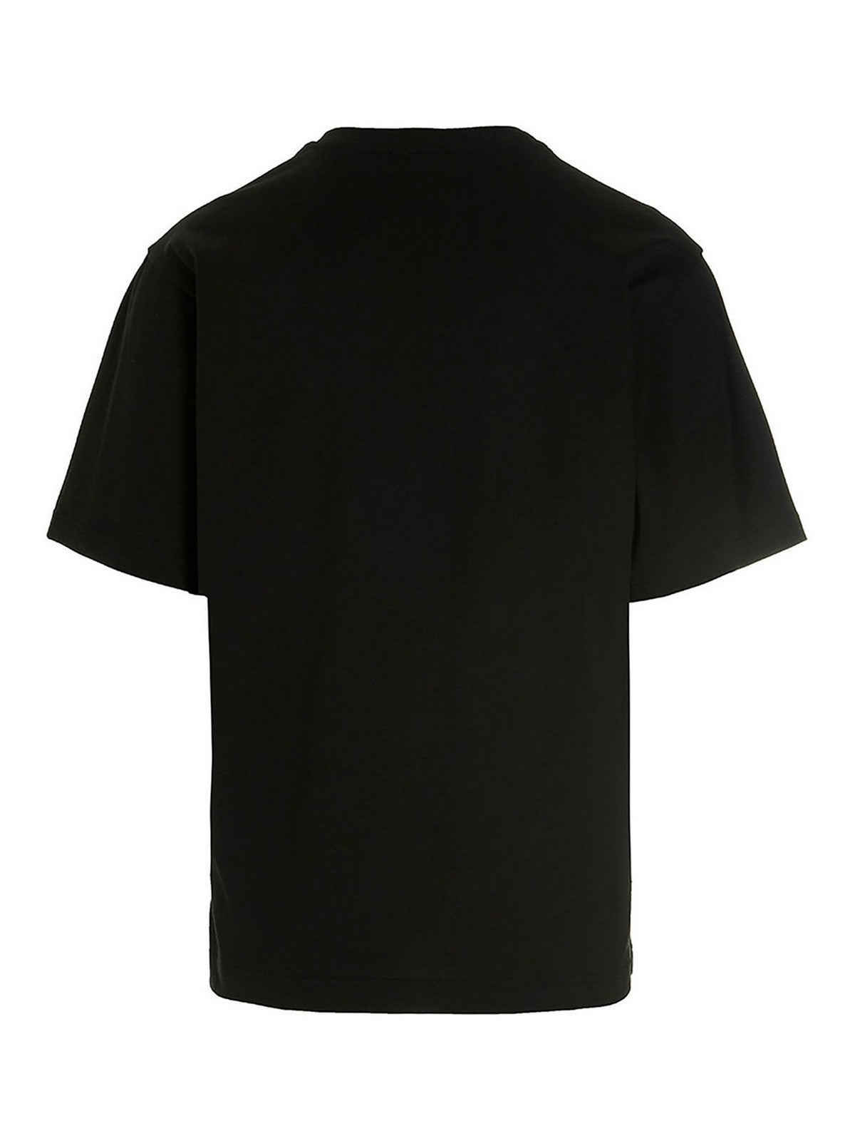 Dolce & Gabbana Detailed DG Embroidered Logo T-Shirt in Black