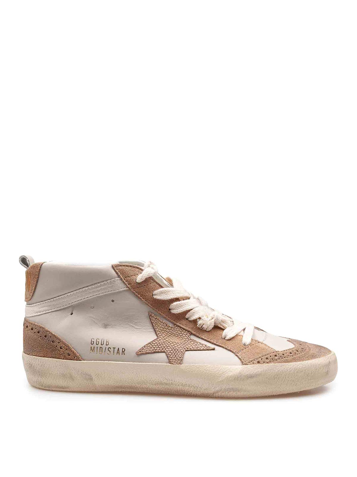 Golden Goose Mid Star Sneakers in leather