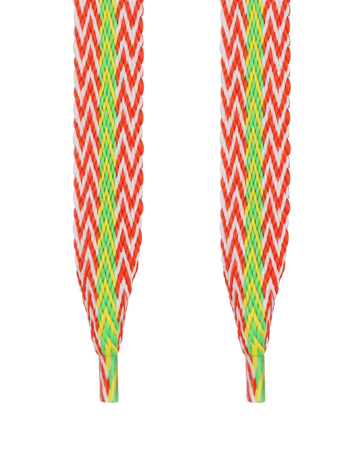 Slider Laces Zig Zag Orange/Green
