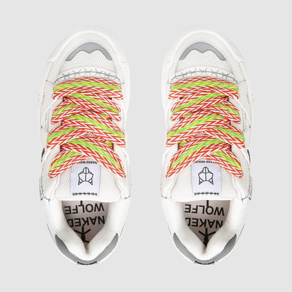 Slider Laces Zig Zag Orange/Green