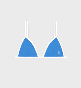 Kate Bikini Top - Juniper/White