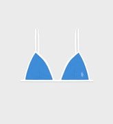 Kate Bikini Top - Juniper/White