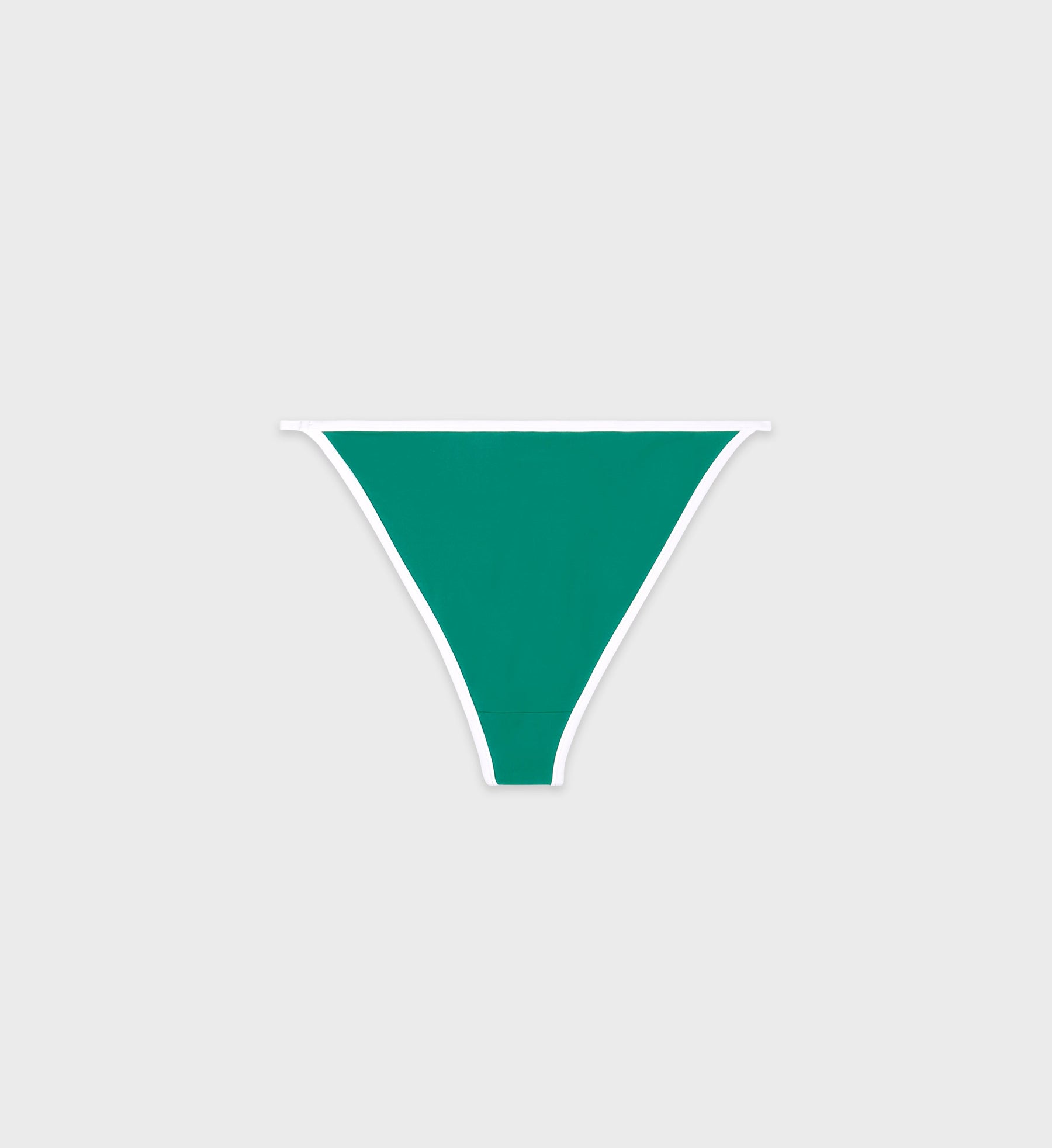 Kate Bikini Bottom - Spring Green/White