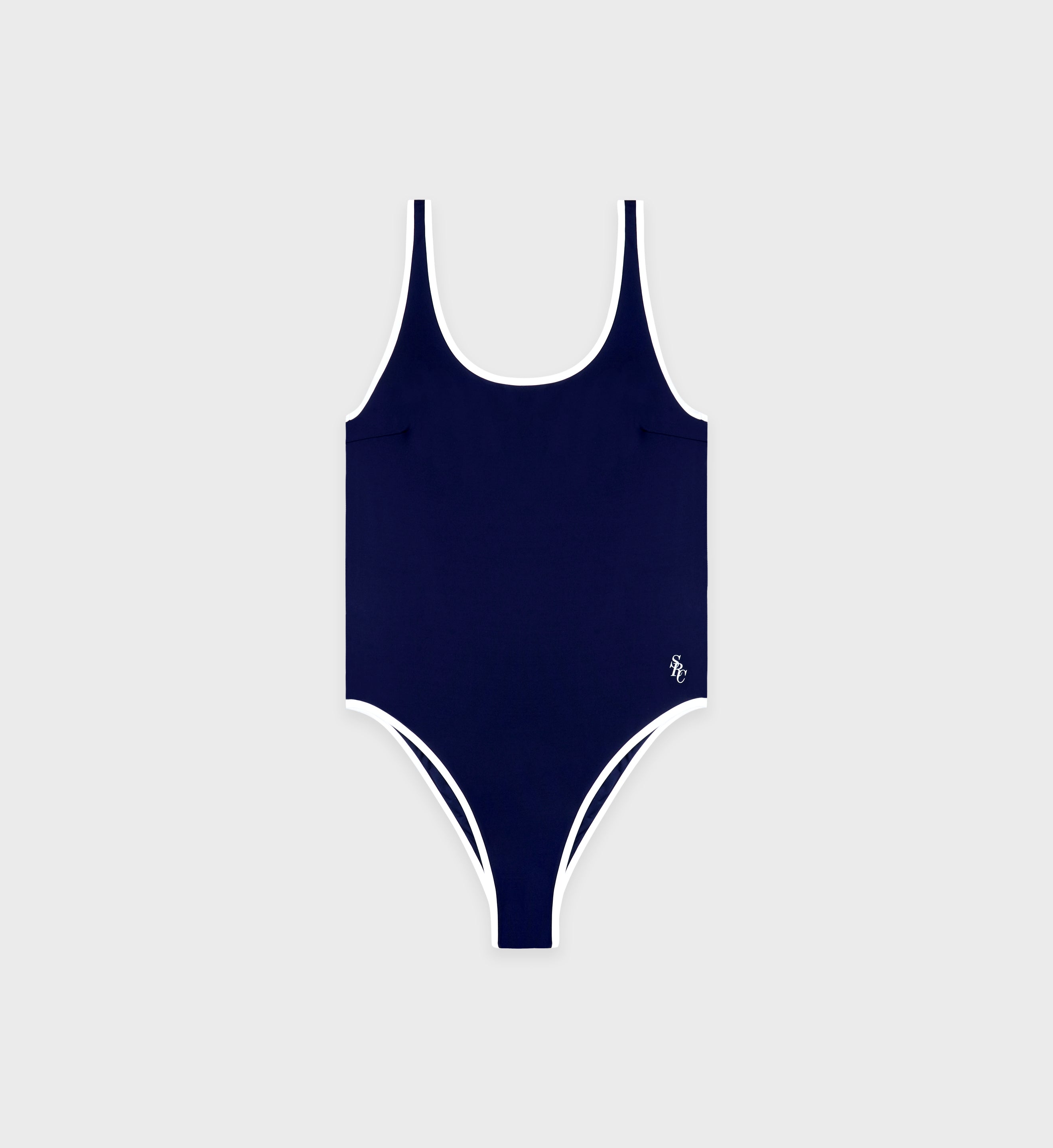 Carla One Piece - Navy/White