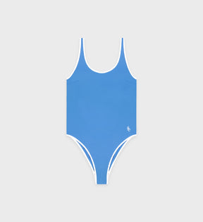 Carla One Piece - Juniper/White