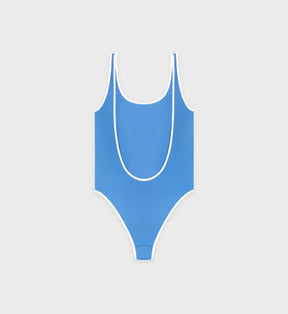 Carla One Piece - Juniper/White