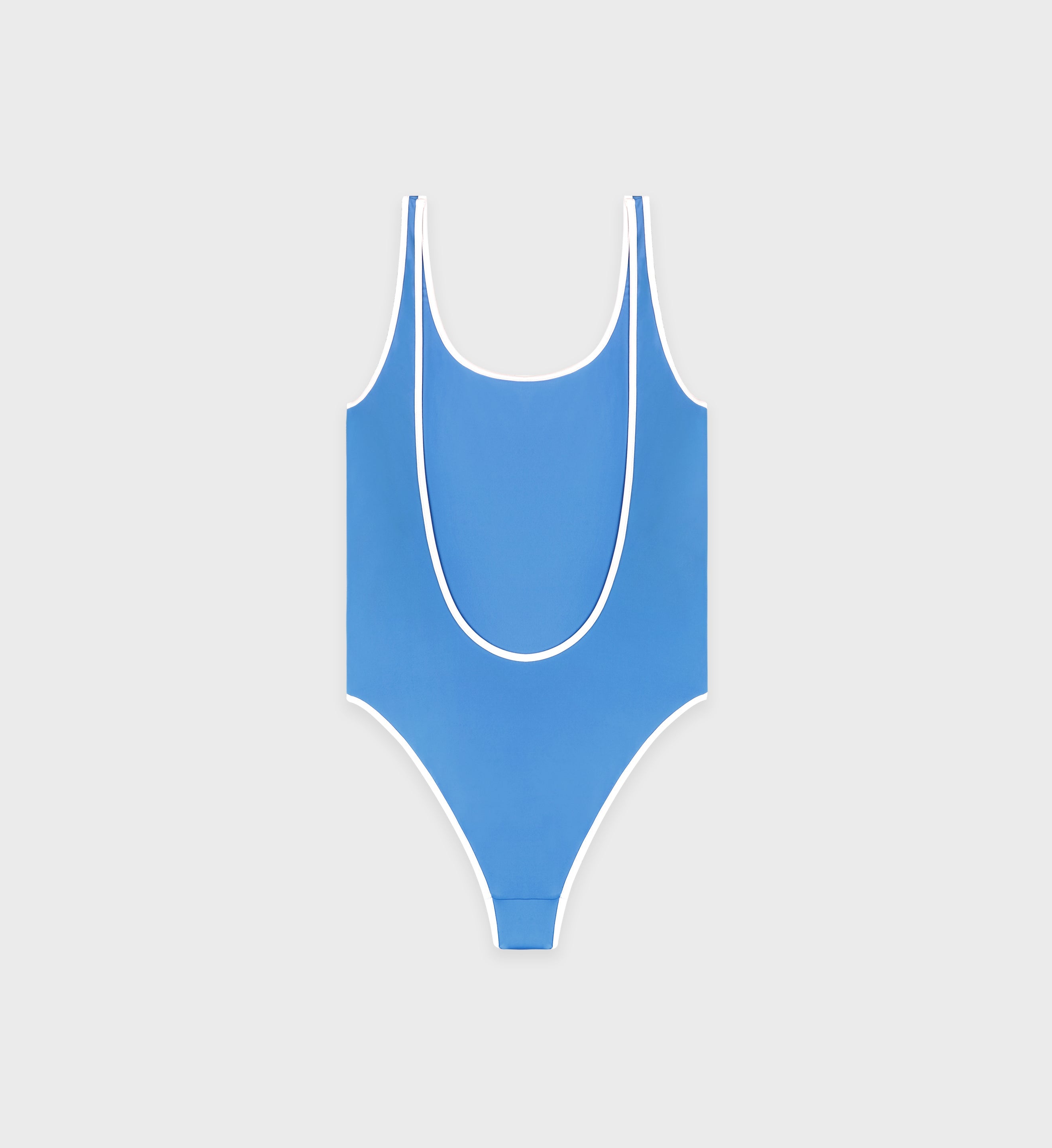 Carla One Piece - Juniper/White