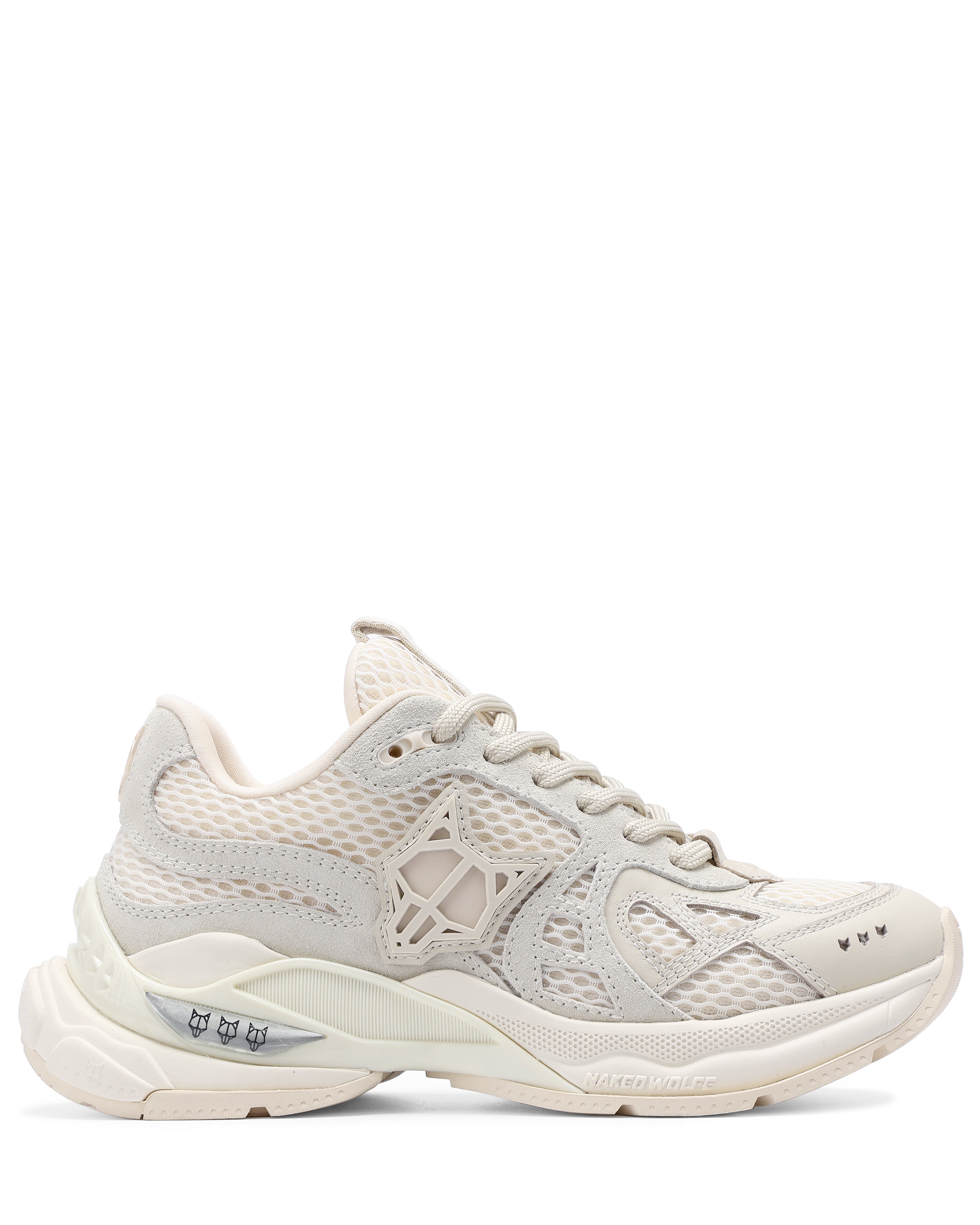 Smash Off-White Suede