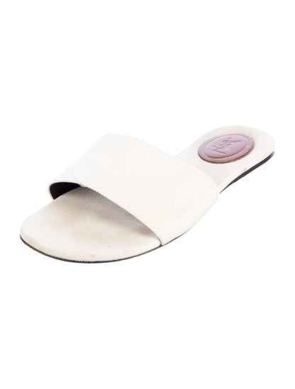Saint Laurent Canvas Slide