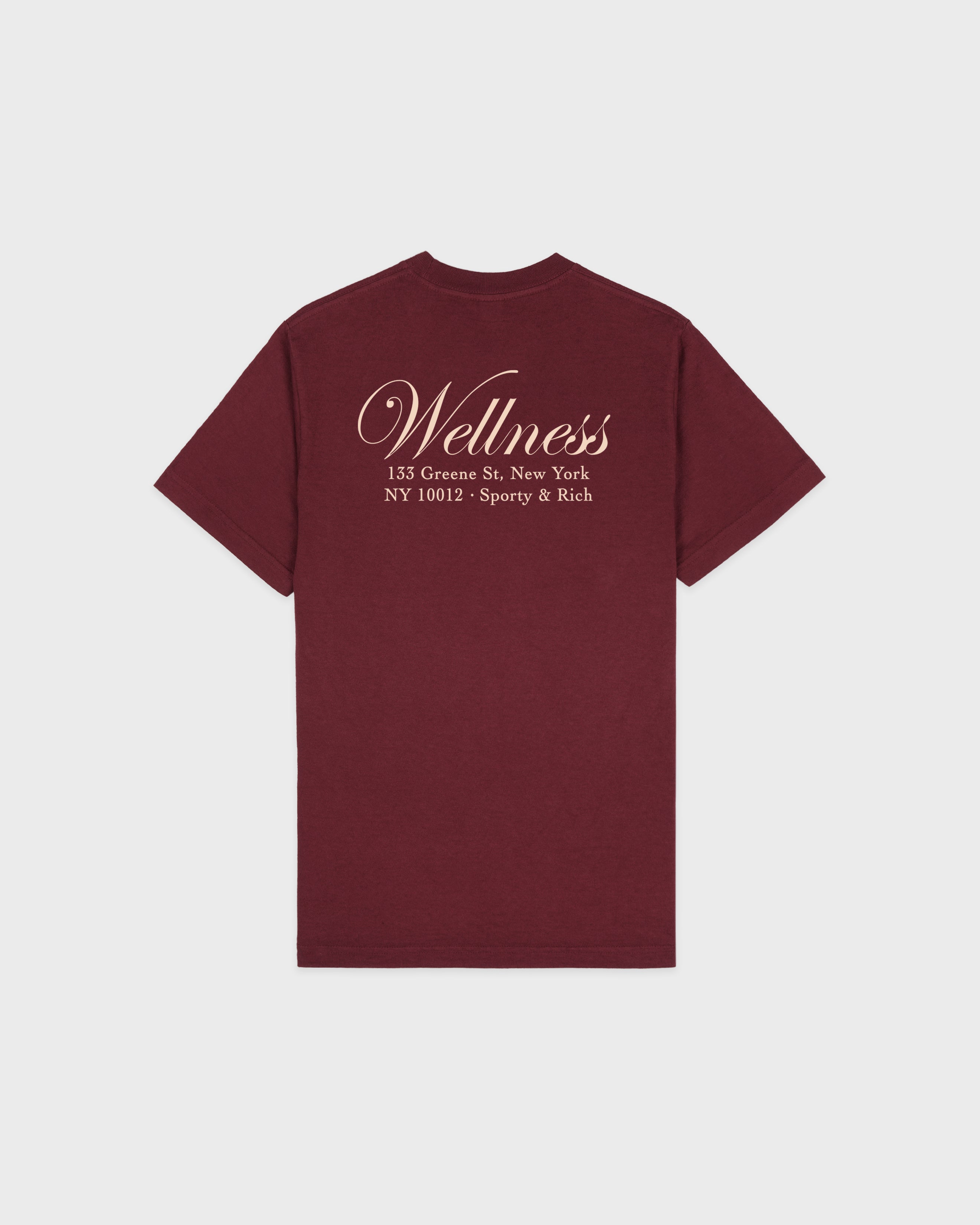 Soho T-Shirt - Merlot/Cream