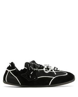 Soul Black Hairy Suede