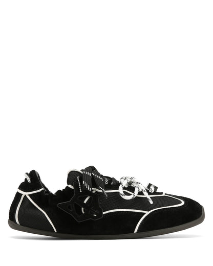 Soul Black Hairy Suede