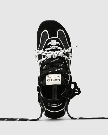 Soul Black Hairy Suede