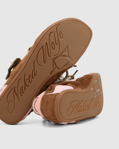 Soul Tan/Pink Suede