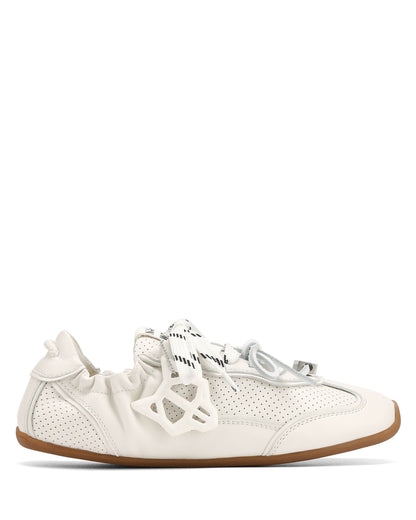 Soul White Perforated Leather