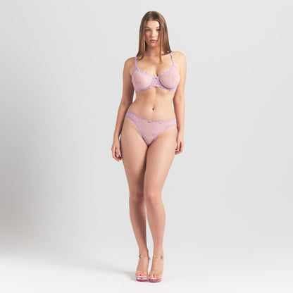 Stretch Lace Unlined Demi Bra