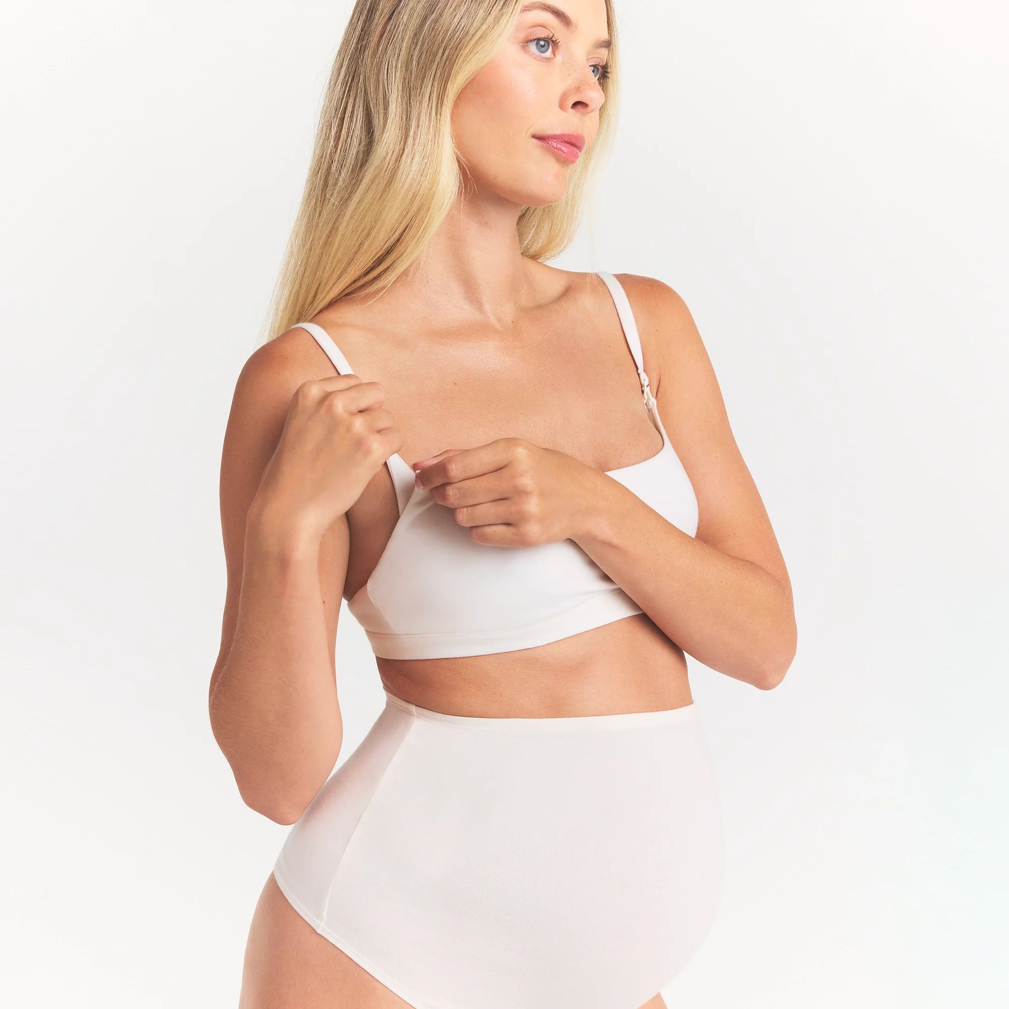 Cotton Jersey Maternity Nursing Scoop Bralette