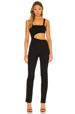 superdown Brylee Cut Out Jumpsuit in Black