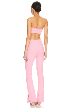 superdown Darcey Cut Out Jumpsuit in Pink