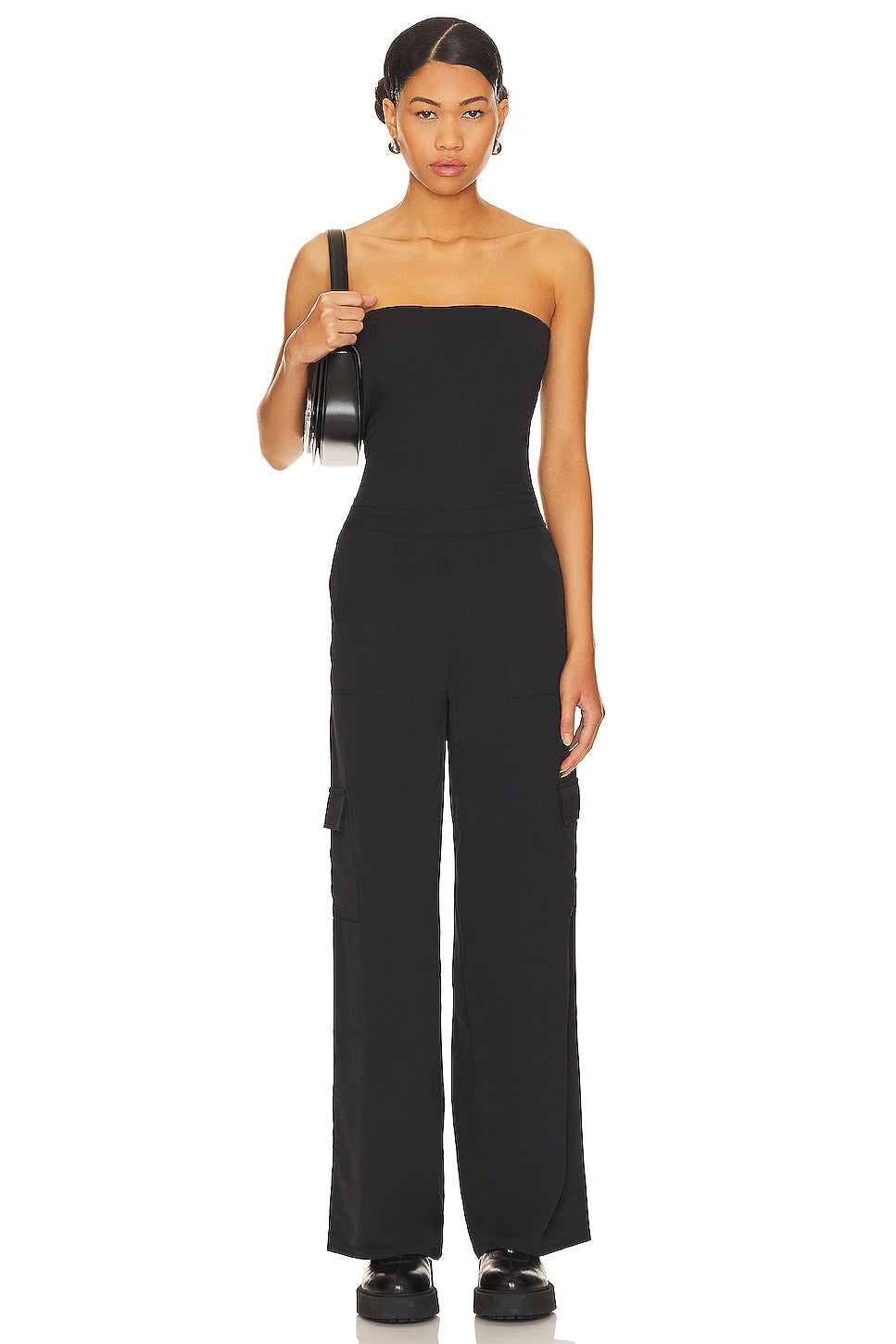 superdown Avianna Jumpsuit in Black