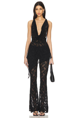superdown Colson Pant Set in Black