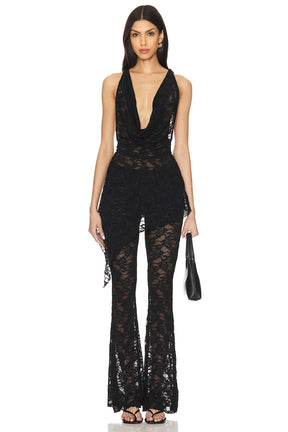 superdown Colson Pant Set in Black