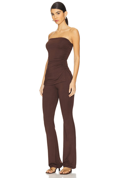 superdown Annalise Pant Set in Brown
