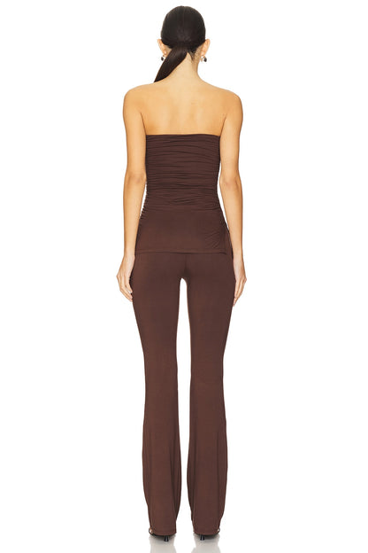 superdown Annalise Pant Set in Brown