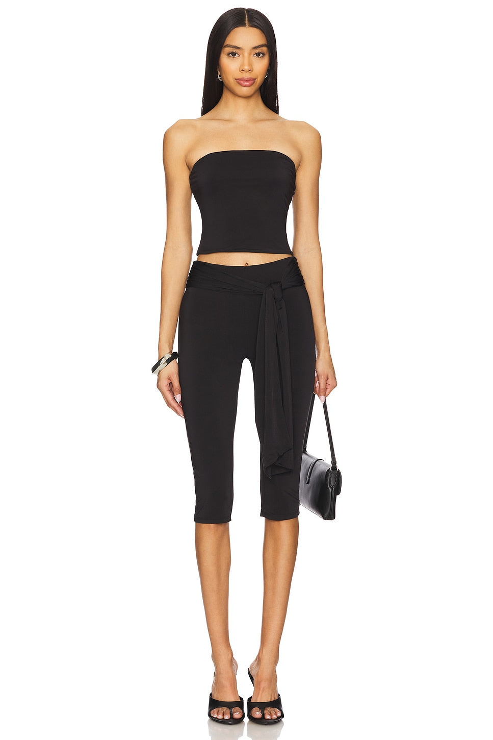 superdown Asher Capri Set in Black