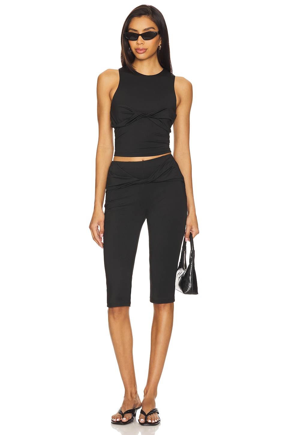 superdown Ines Capri Set in Black