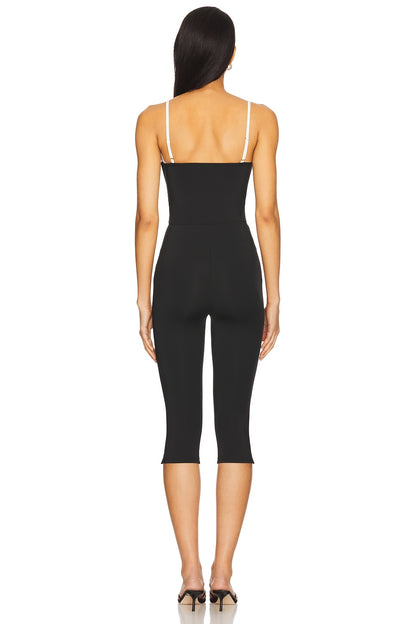 superdown x Emma Rose Jaquetta Jumpsuit in Black