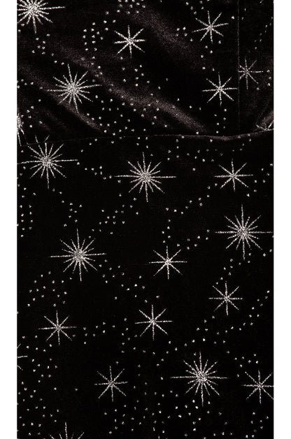 superdown Stevie Sweetheart Mini Dress in Black Metallic