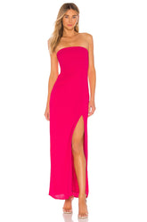superdown Asher Strapless Dress in Pink