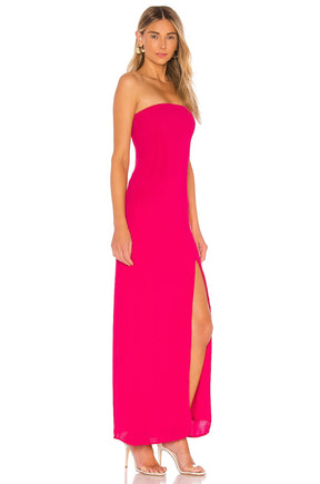 superdown Asher Strapless Dress in Pink