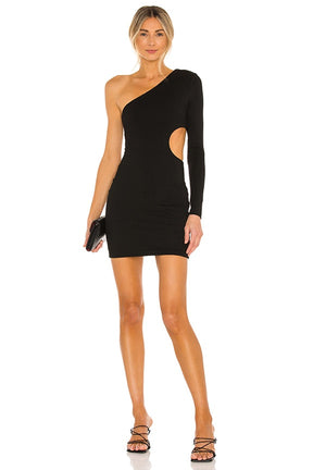 superdown Katia Cut Out Dress in Black