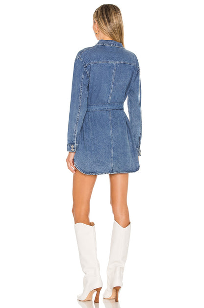 superdown Kelsie Denim Dress in Denim