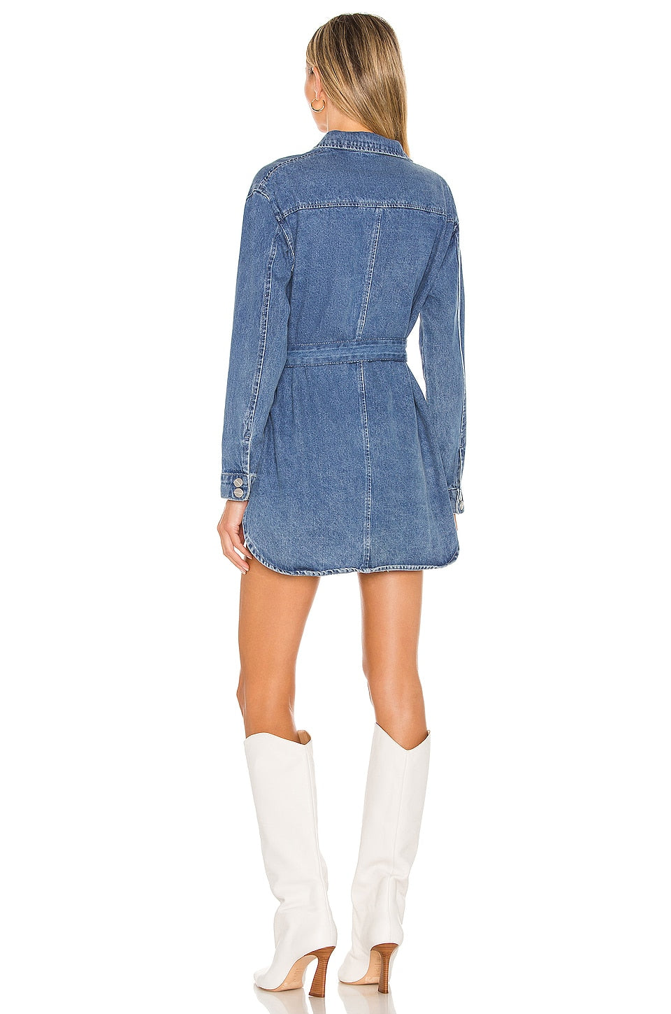 superdown Kelsie Denim Dress in Denim