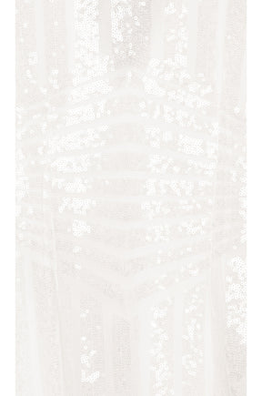 superdown Carly Fringe Mini Dress in White