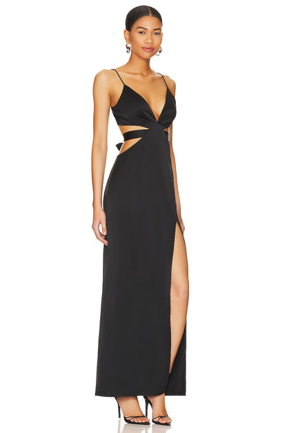 superdown Stacie Maxi Dress in Black