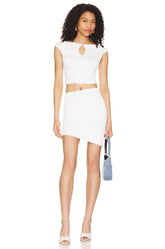 superdown Elanora Skirt Set in White