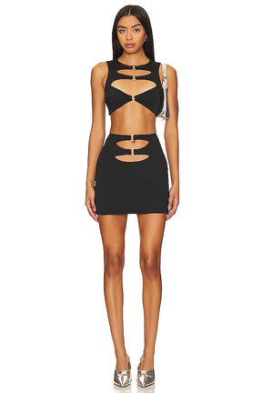 superdown Hayes Skirt Set in Black