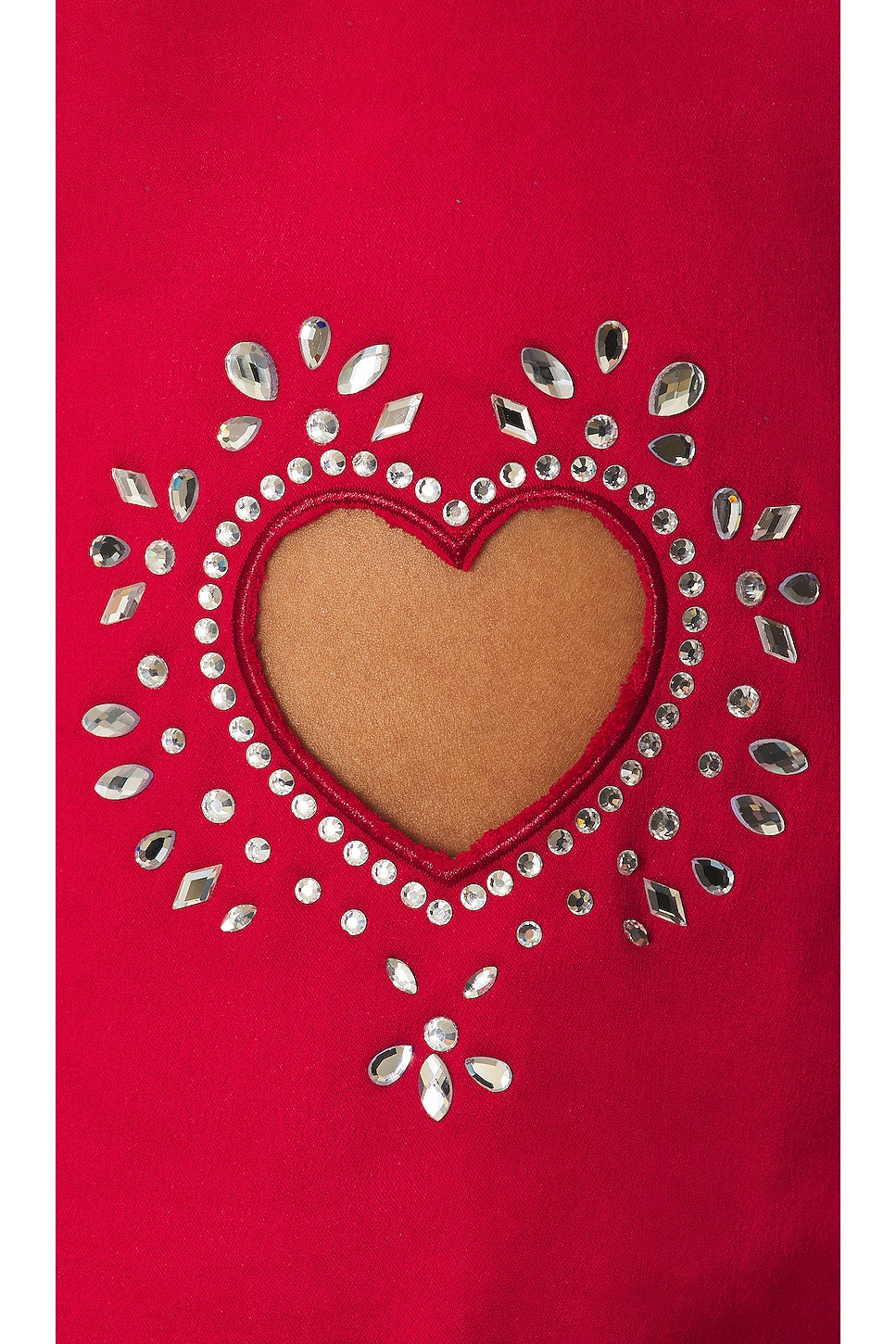 superdown Cait Heart Cut Out Dress in Red