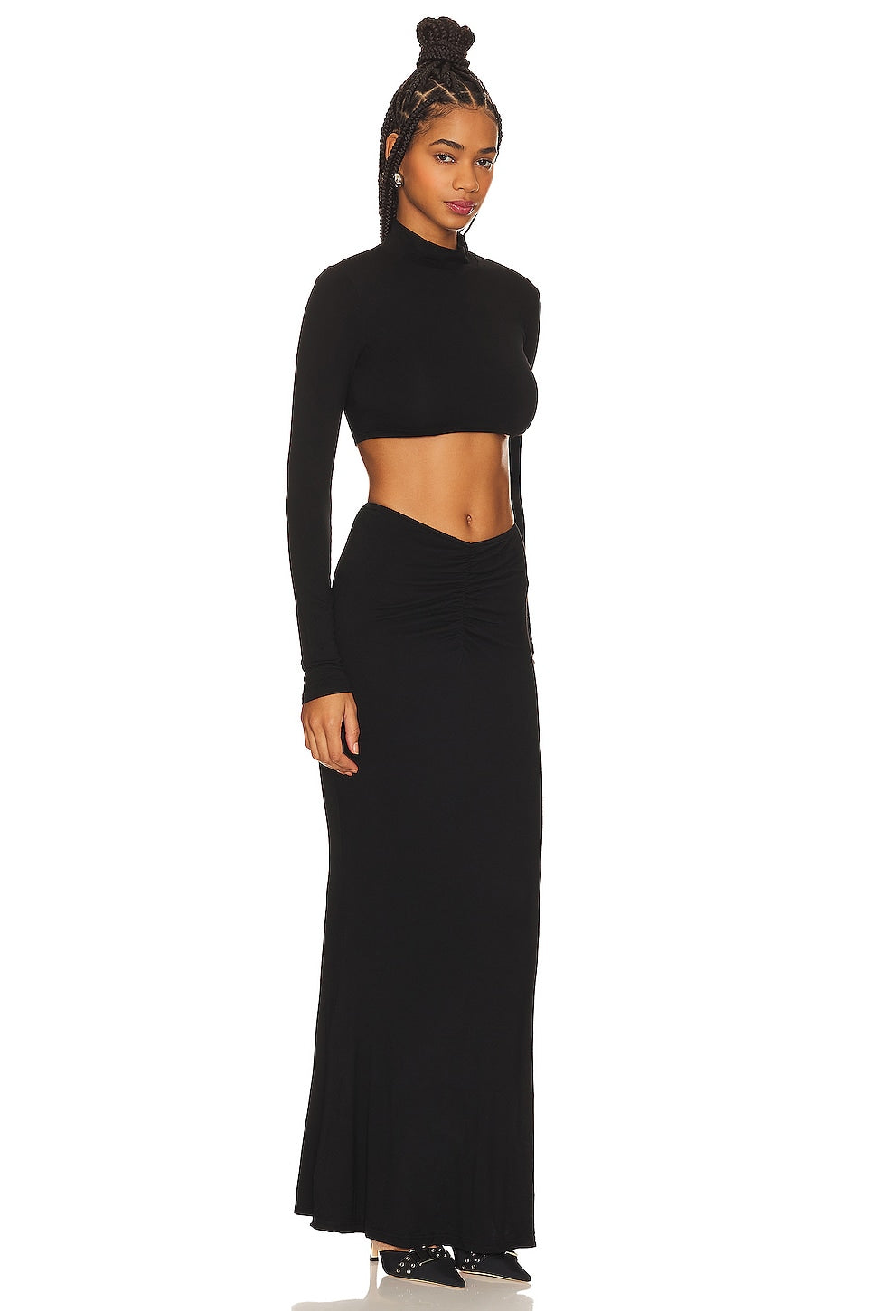 superdown Scheana Skirt Set in Black