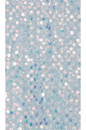 superdown Claudia Sequin Denim Dress in Light Wash