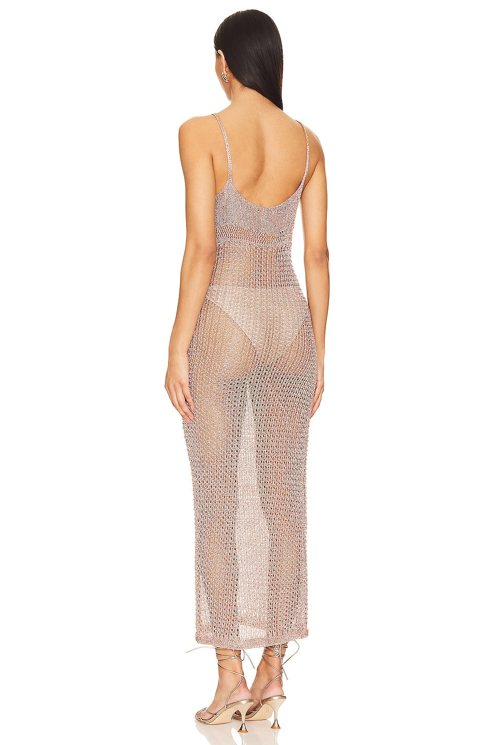 superdown Darcie Maxi Dress in Rose Gold